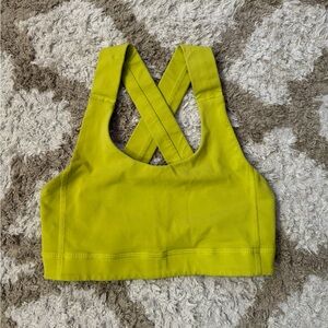 🛎️ Clearance Size 4 Lululemon All Sport Bra (Yellow Color)
